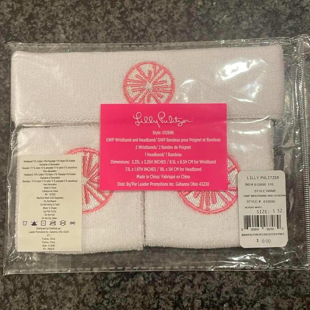Lily Pulitzer Wristbands and Headband